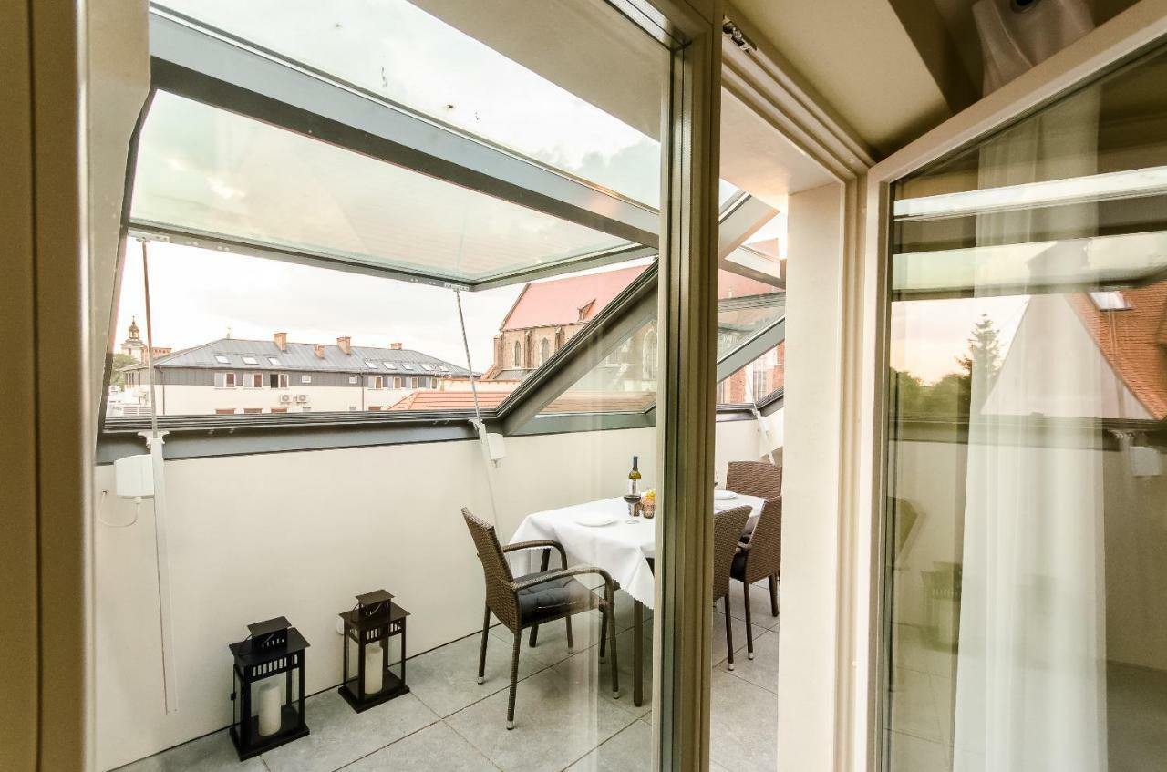 Central Penthouse With Terrace Krakau Exterior foto