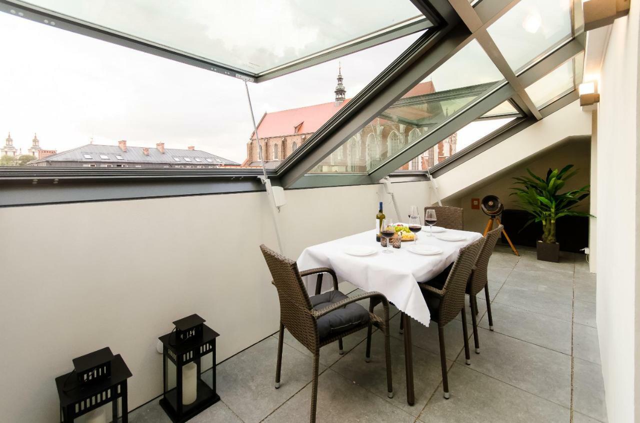 Central Penthouse With Terrace Krakau Exterior foto