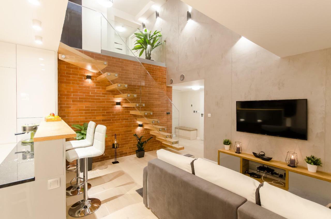 Central Penthouse With Terrace Krakau Exterior foto